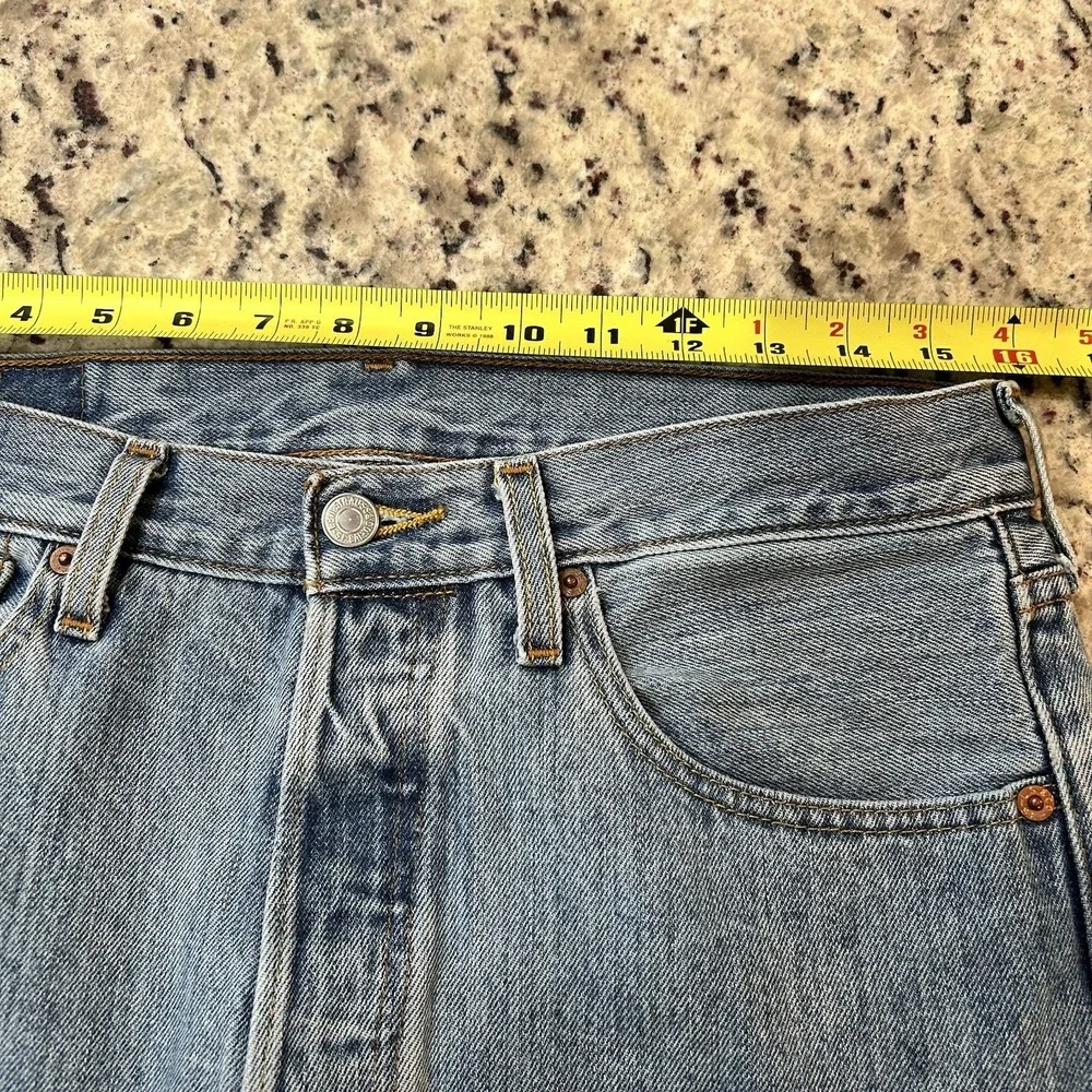 Levi's 501 Button Fly Men Jeans Light Blue wash-‎ 5010134 31